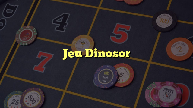 Jeu Dinosor